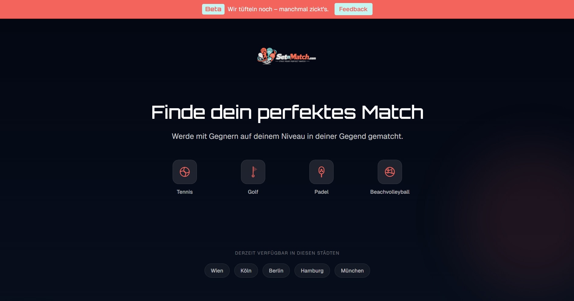 Set'n'Match Sportplattform