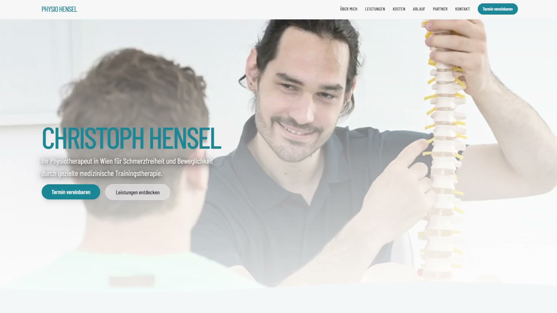 Physiotherapy Web Design
